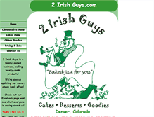 Tablet Screenshot of 2irishguys.com